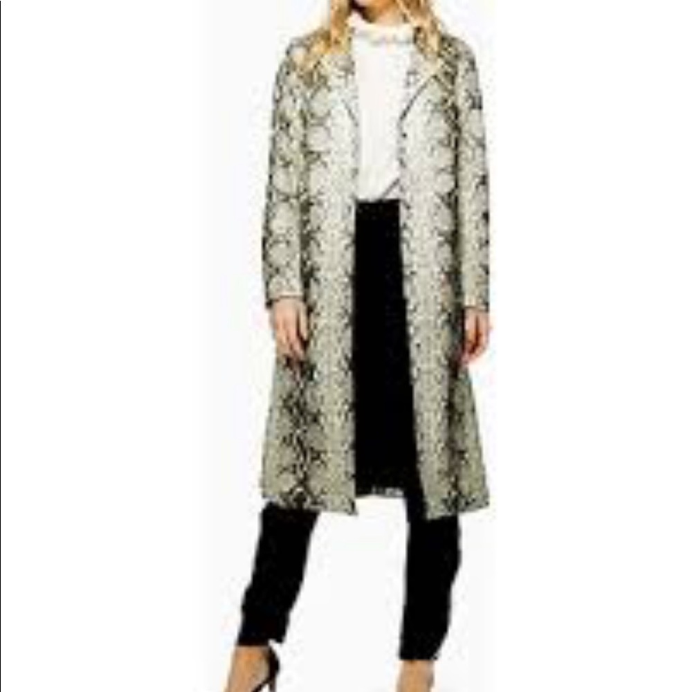 Python snake print spring coat - Picture 8 of 8